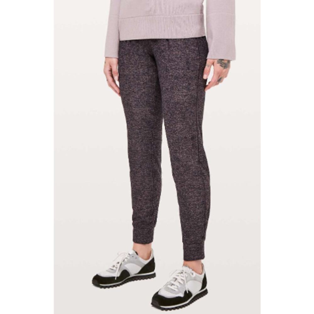 Lululemon Women's Ready to Rulu Jogger Pants Pink Black‎ 6 Athleisure Lounge
